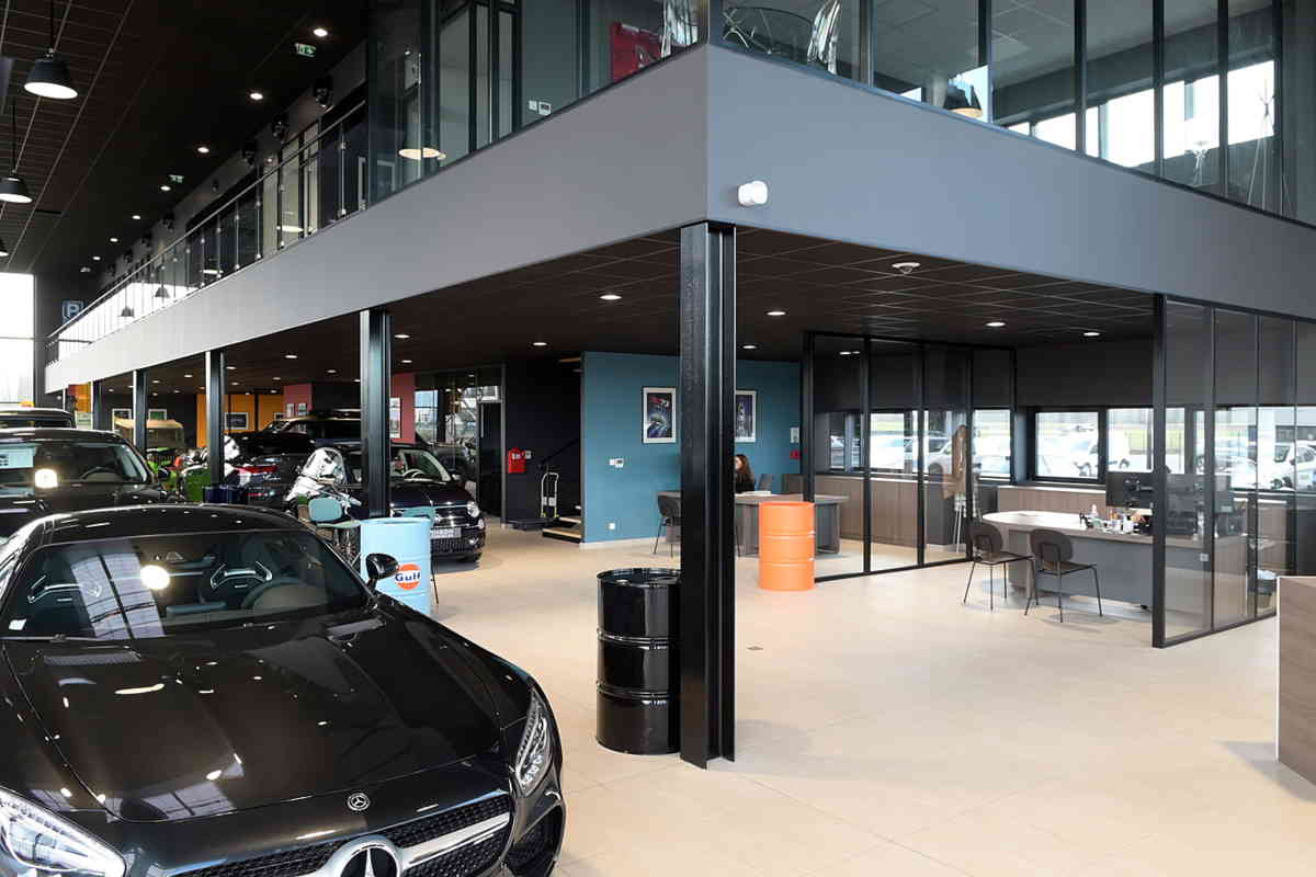 construction espace de vente auto - Orléans (45)