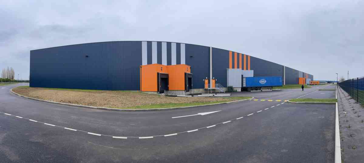 Réalisation d’un bâtiment logistique de 32 000 m² à Dreux (28) pour les Transports Vallée. - I2C Construction