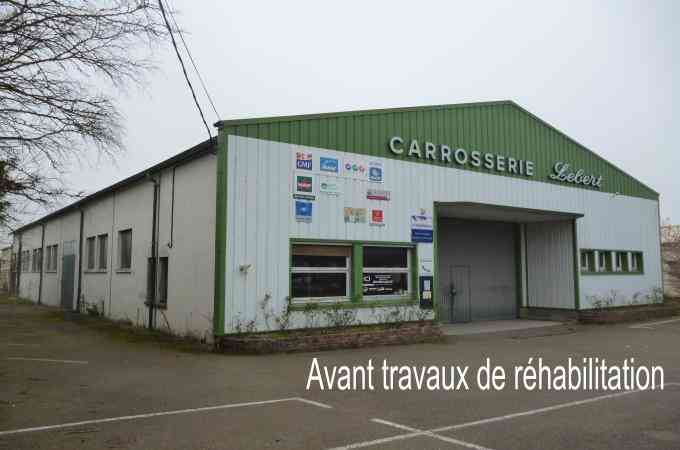 Réhabilitation d'un atelier de carrosserie par I2C Chartres (28)