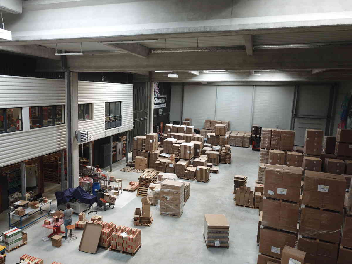 Bâtiment stockage pour Cléopâtre à Ballan Miré (37) - I2C Construction