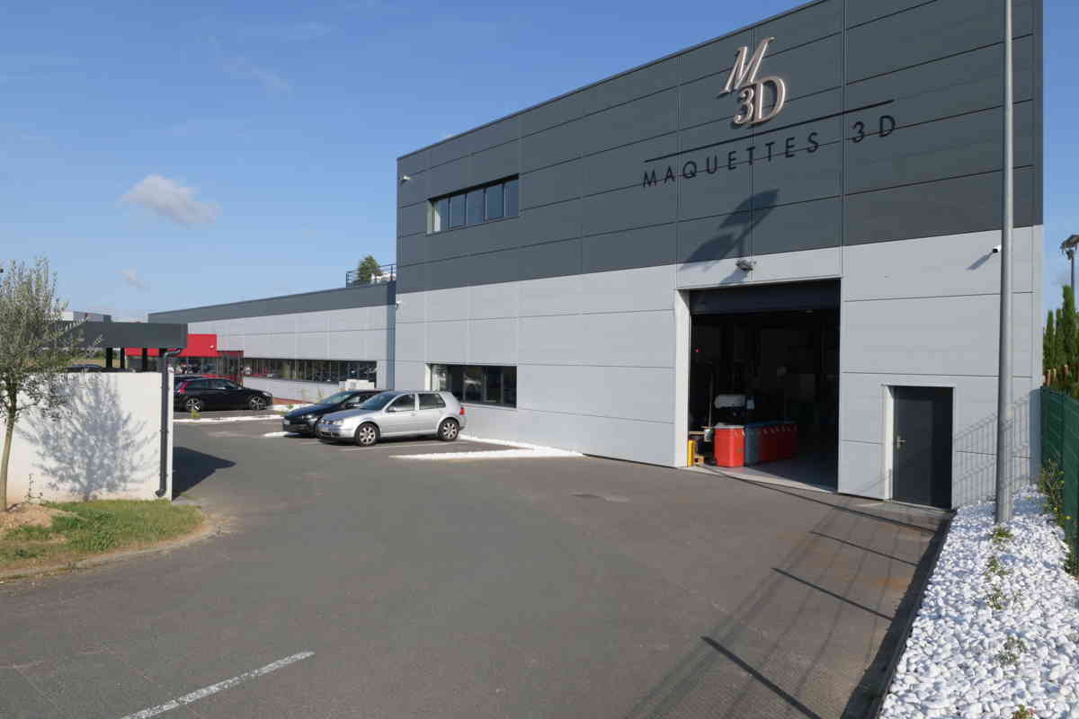 Extension bâtiment Maquette 3D - I2C Construction - Chartres 28