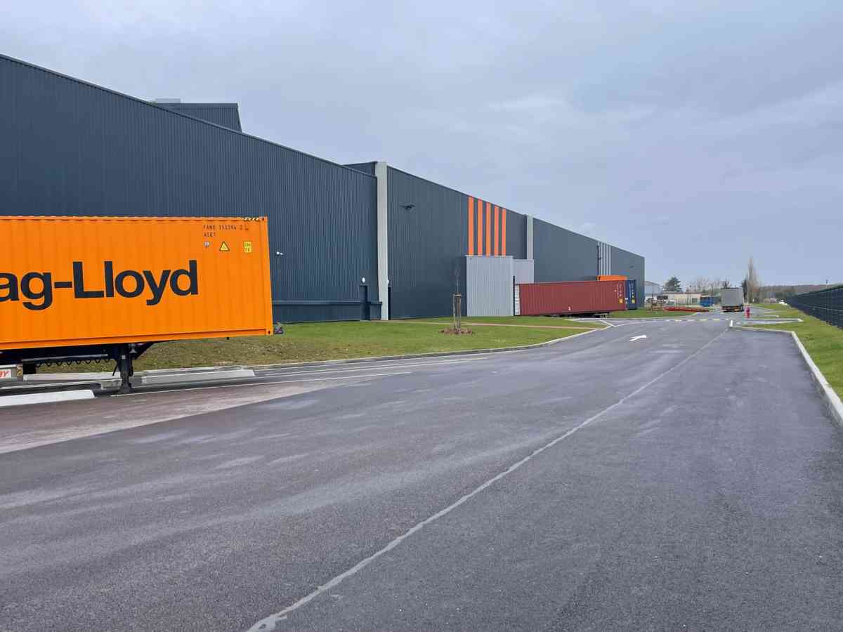 Réalisation d’un bâtiment logistique de 32 000 m² à Dreux (28) pour les Transports Vallée. - I2C Construction