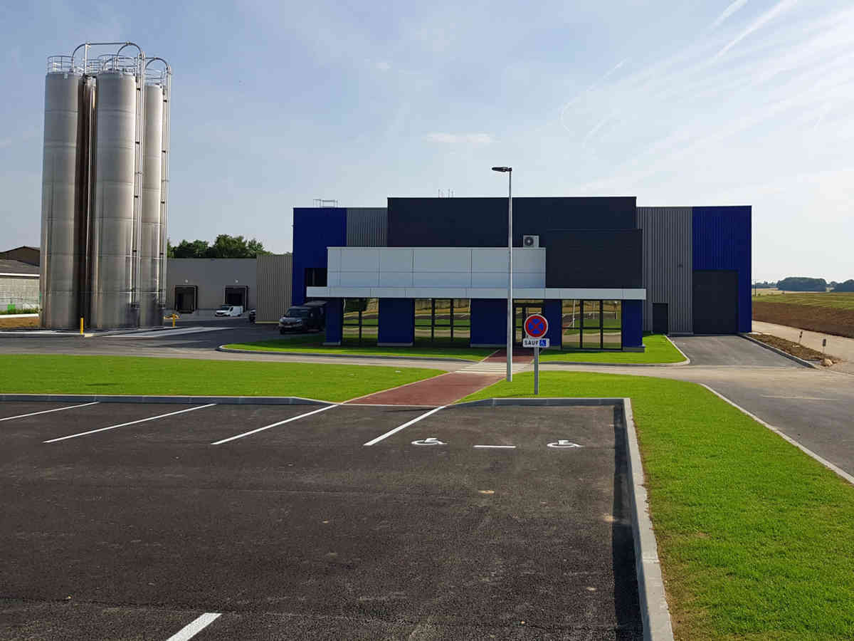 I2C constructeur - construction usine - Chartres - Digny (28) - site de production Incoplas - France