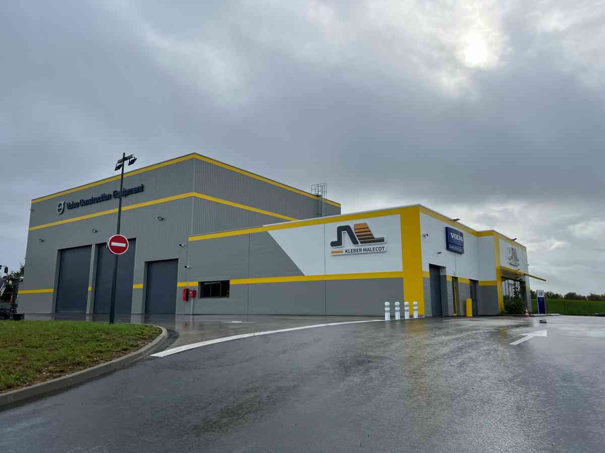 Construction d'un bâtiment commercial de 900 m² pour Kleber-Malecot à Niort (79) - Réalisation I2C