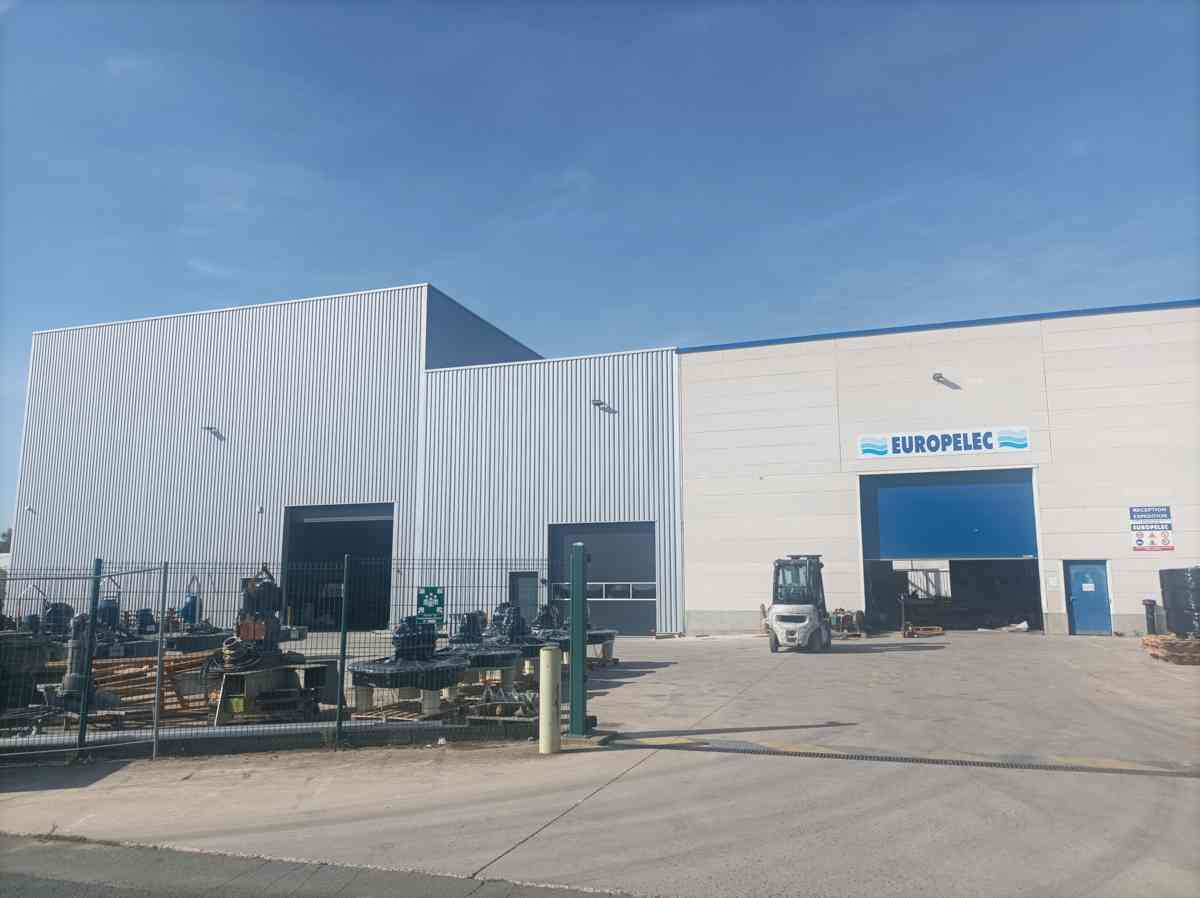 Construction d'une extension bâtiment industriel pour EUROPELEC à Bregy (60) - Réalisation I2C