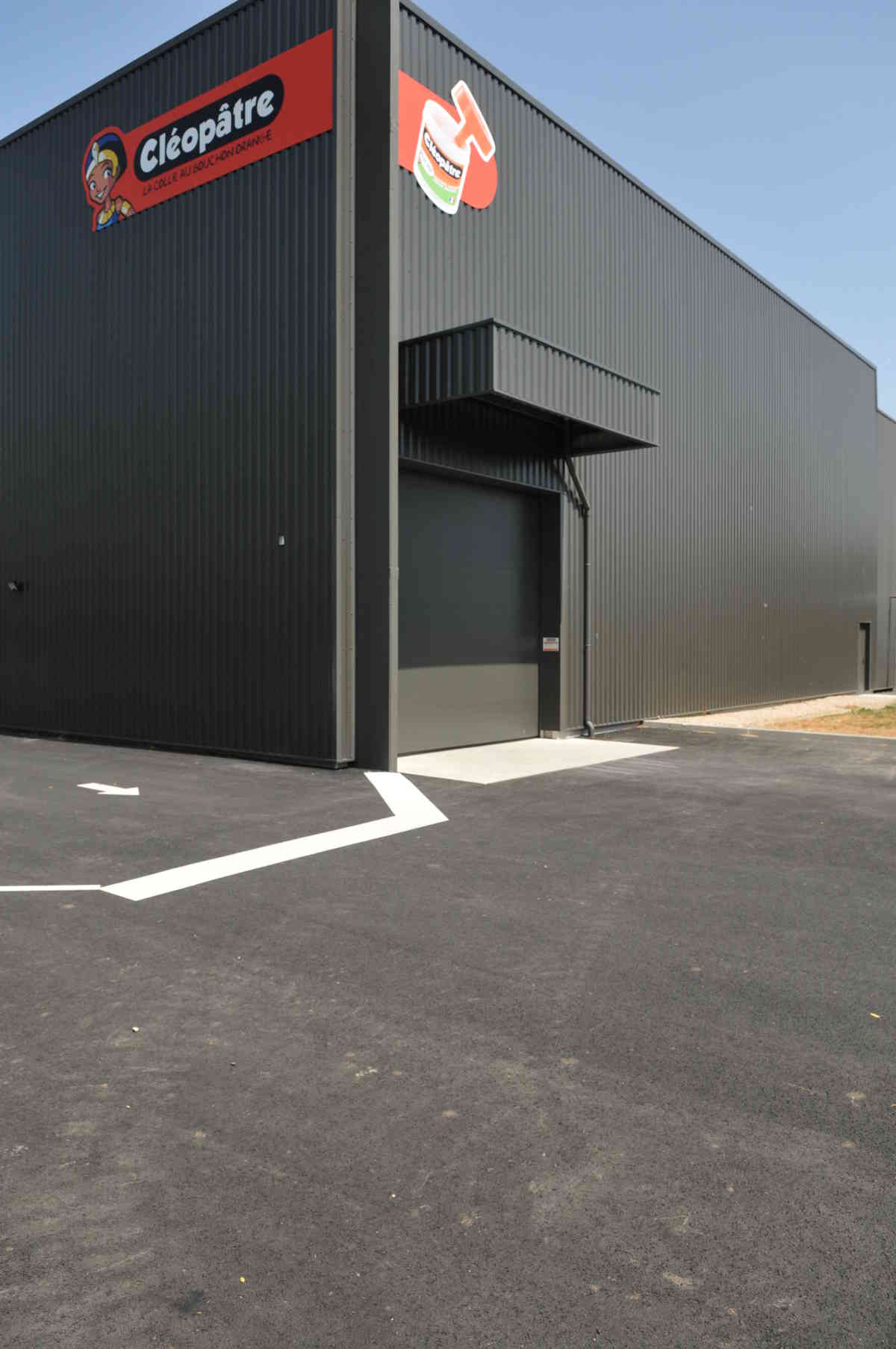 Bâtiment stockage pour Cléopâtre à Ballan Miré (37) - I2C Construction