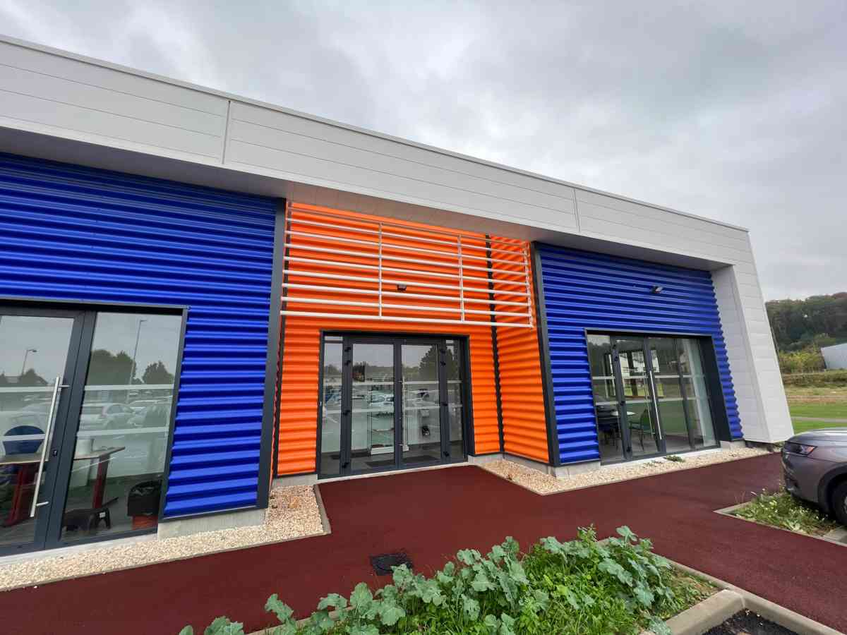 Construction de bâtiments  industriel et de bureaux - SAIMAP-VIENNOT près de Dreux (28) - Réalisation I2C