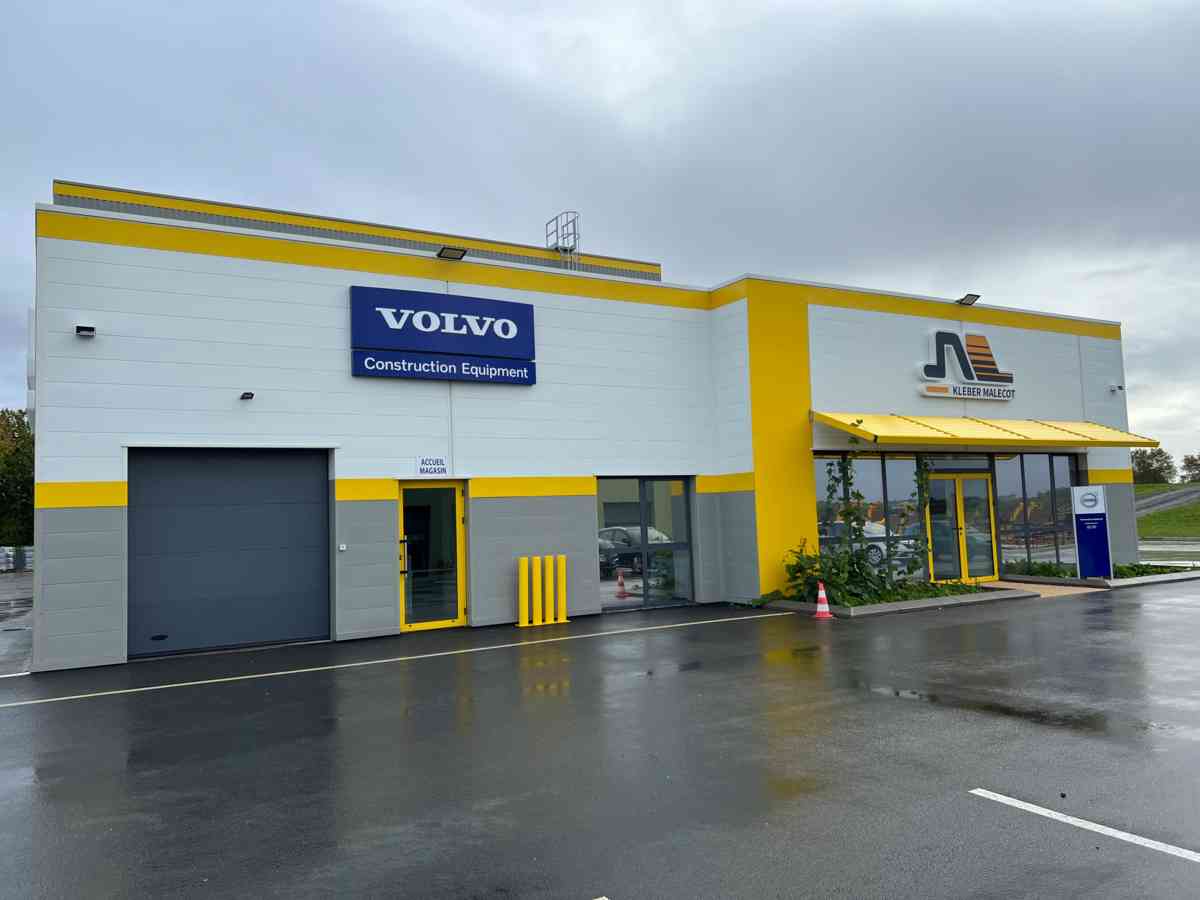 Construction d'un bâtiment commercial de 900 m² pour Kleber-Malecot à Niort (79) - Réalisation I2C