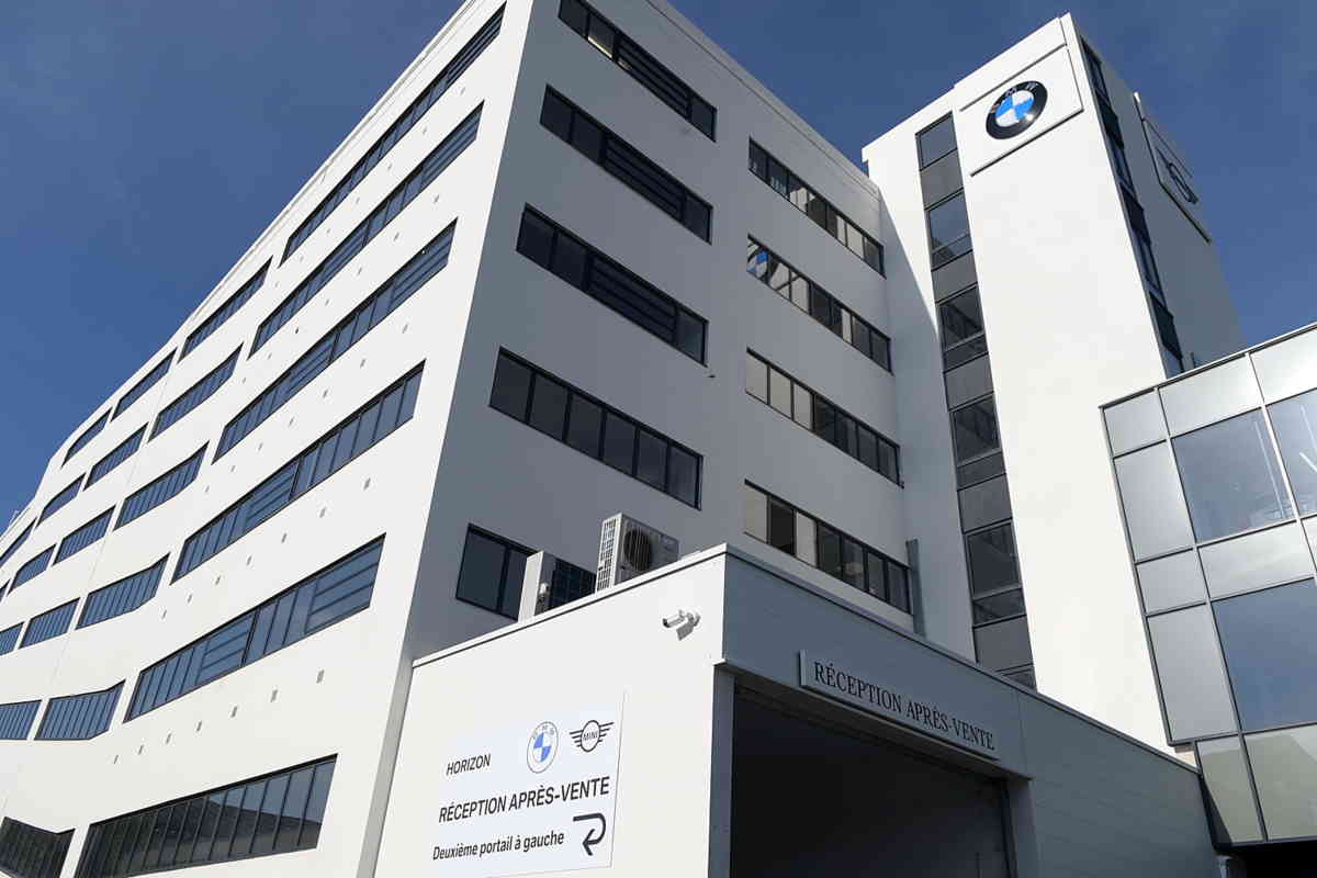 réhabilitation concession automobile BMW MINI Nanterre (92) - Groupe Horizon