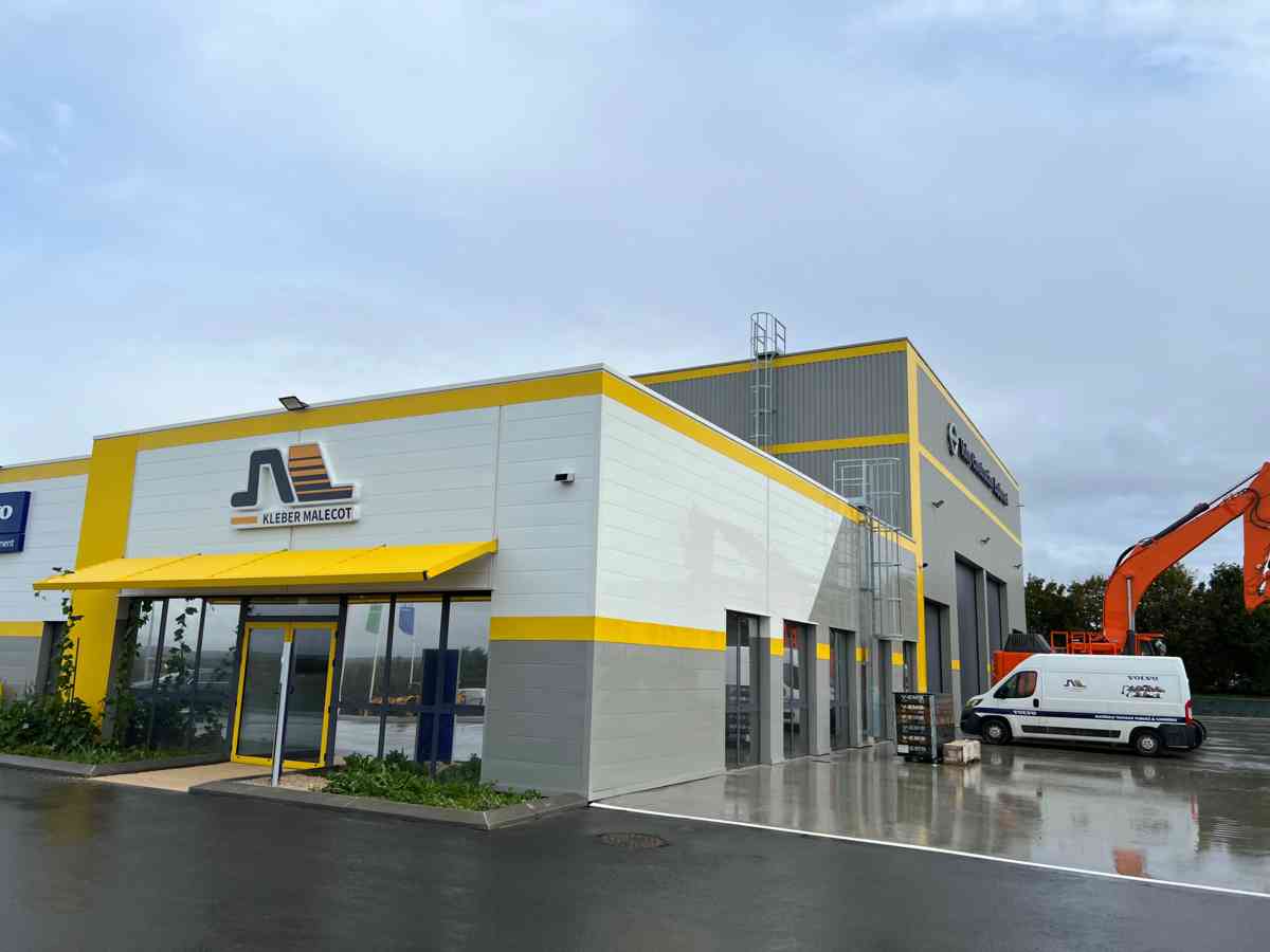 Construction d'un bâtiment commercial de 900 m² pour Kleber-Malecot à Niort (79) - Réalisation I2C